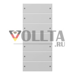 Gira 2186015 6f (3+3) Sys 55 серый (лакированный) комплект качалок