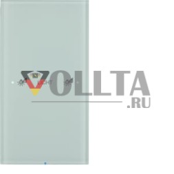 Berker 75141150 Сенсорный односторонний комфортный стекло, полярный белый Berker R.3