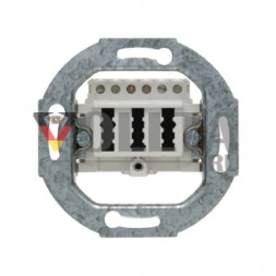 Berker 450009 TAE Телефон Компьютерная розетка, 10W 125V цвет:полярная белизна