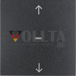 Berker 85241185 глухая кнопка антрацит, матовый Berker S.1/B.3/B.7