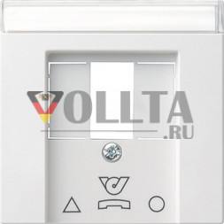 Gira 086003 System55 TDO-Компьютерная розетка, крышка, с маркировкой цвет:чисто белый, тон:глянец