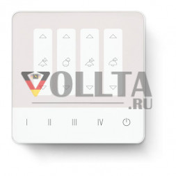 LUNATONE 24035410-PS-G02A Сенсорная панель DALI-2 | 4 сцены, 4 группы (кнопки диммирования), 70 мА