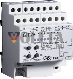 GIRA 216000 KNX привод рольставней 230 В переменного тока | 4-кратный