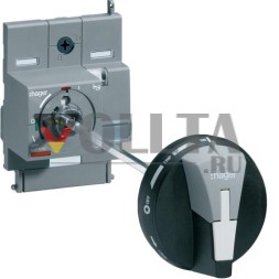 Установка поворотного привода Hager HXA031H x160 на дверь