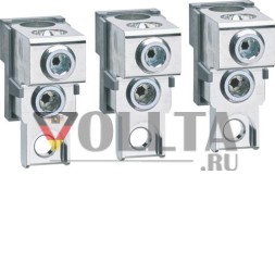 Hager HYT007H P250 клемма для поверхностного монтажа Cu/Al 3P 2x35-120qmm