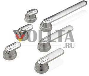 Контакт ABB Stotz OHYS2PJ, селекторная рукоятка I-0/ВКЛ-ВЫКЛ красно-желтая, отдельный вал не требуется, 1SCA105322R1001
