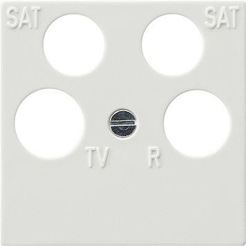 Gira 025940 центральная плата 4-х полосная fuba ECG Astro S-Color чистый белый