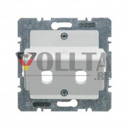 Berker 14921909 S1 LWL-Kupplungen Simplex ST крышка, цвет:полярная белизна, тон: матовый