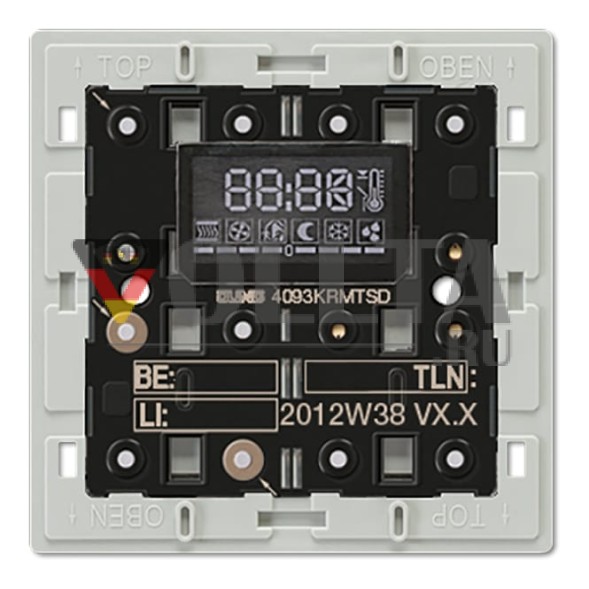 Модуль компактного комнатного контроллера Jung 4093KRMTSD KNX, 3-канальный, F40