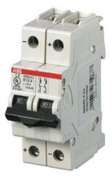 ABB Stotz-Kontakt S202UDC-K60, автоматический выключатель K-Char., 14 кА, 60 А, 2P, UL489, 2CDS272517R0587