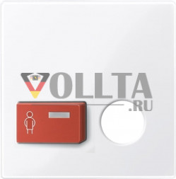 Merten 450625 System M кнопка вызова, крышка, цвет:белый, тон:глянец