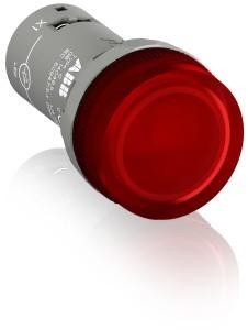 ABB Stotz-Kontakt CL2-520R, индикаторная лампа красного цвета 220 В постоянного тока с постоянно встроенным светодиодом, 1SFA619403R5201