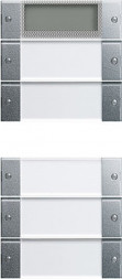 Gira 214526 KNX сенсорный кнопочный сет пятерная Plus цвет: алюминевый