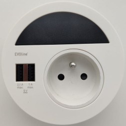Крышка EVOline Circle80 / полностью закрыта