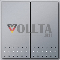 Gira 012865 TX44 Клавишный переключатель 10А, переключатель/выключатель цвет: алюминевый