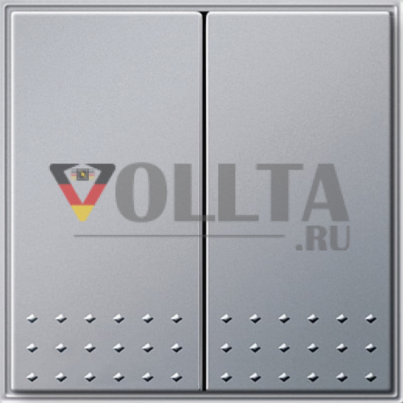 Gira 012865 TX44 Клавишный переключатель 10А, переключатель/выключатель цвет: алюминевый