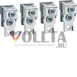 Hager HYT008H P250 насадка Cu/Al 4P 2x35-120qmm соединительная клемма
