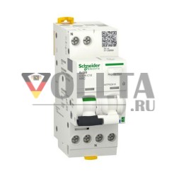 Schneider Electric A9TPED610 1P+N 10A C-Char. 6000A сетевой выключатель противопожарной защиты