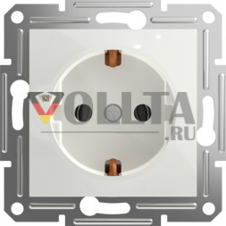 Электрическая розетка Schneider Asfora Белая (RAL 9003) EPH2970121D