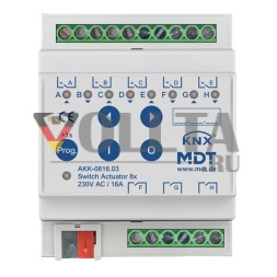 MDT AKK-0816.03 Привод переключателя 8-позиционный, 4TE REG, 16A, 230VAC