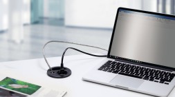 Крышка EVOline Circle80 / HDMI / 3 кабельных выхода