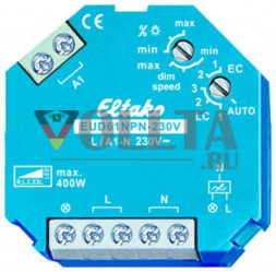 Eltako 61100802 EUD61NPN-230V, тип: универсал -диммер 230V MOSFET 400W ESL LED