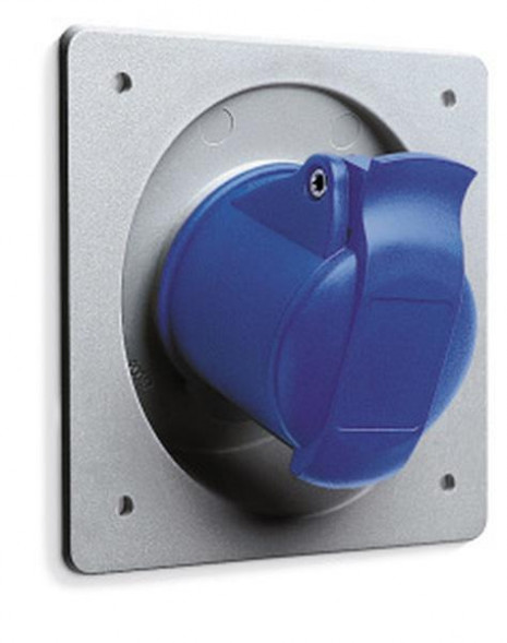 ABB Stotz-Kontakt 316RAU6, панельная розетка, 16 А, IP44 6ч, 3P+E, 380-415 В, 50+60 Гц, красная, 2CMA193226R1000