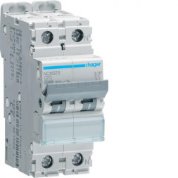Автоматический выключатель Hager NCN525 1-полюсный +N C25A 10kA 2M