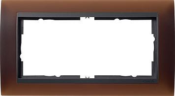 Gira 100213 рамка 2f без MS для антрацита Gira Event Opaque Dark Brown