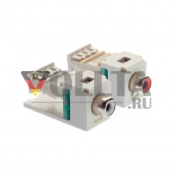 Berker 1989 Integro Flow Cinchmodul Набор, цвет:полярная белизна