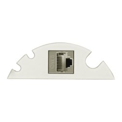 Крышка EVOline Circle80 / RJ45 / 3 кабельных вывода