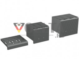 ABB Stotz-Kontakt LTC XT3 4p КРЫШКИ КЛЕММ НИЖНИЕ 2 шт., крышка клемм Ltc XT3 4P задняя 2 шт. аксессуары для автоматического выключателя XT3, 1SDA066661R0001