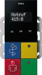 Gira 292901 System55 Dienstzimmerterminal цвет: кремово-белый, тон:глянец