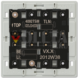 Модуль кнопочный Jung 4192TSM KNX универсальный, 2-х канальный, универсальный, F40