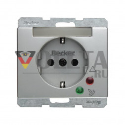 Berker 41529004 Arsys SCHUKO-розетка 16А, цвет: благородная сталь
