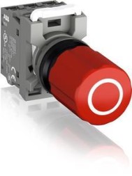 ABB Stotz-Kontakt CE3P-10R-02, кнопка аварийной остановки Compact 30 мм, вытяжка-отпускание 2NC CombiLine-Compact, 1SFA619501R1051