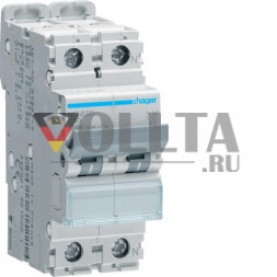 Автоматический выключатель Hager NCN550 1-полюсный +N C50A 10kA 2M