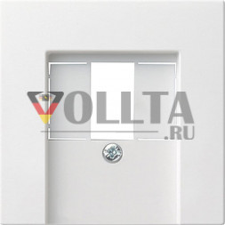 Gira 027627 System55 Телефон/Динамик/USB крышка, цвет:чисто белый, тон: матовый