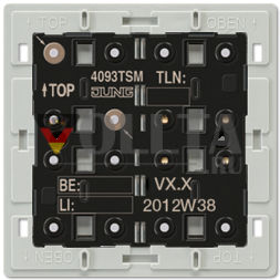 Jung 4193TSM KNX кнопочный модуль универсальный, 3-х позиционный, универсальный, F40