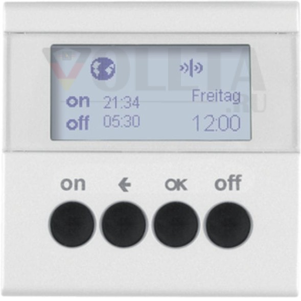 Berker 85745288 KNX радиотаймер quicklink полярно-белый матовый Berker S.1/B.3/B.7
