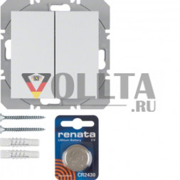 Berker 75643034 Датчик TS KNX Glassensor не конфигурированный цвет: алюминевый
