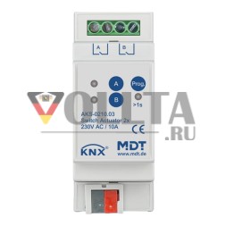 MDT AKS-0210.03 2-ходовой 2TE REG 10A 230VAC привод переключения C-нагрузки