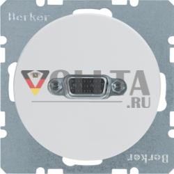 Berker 3315402089 Розетка VGA полярная белизна, глянцевая BerkerR.1/R.3