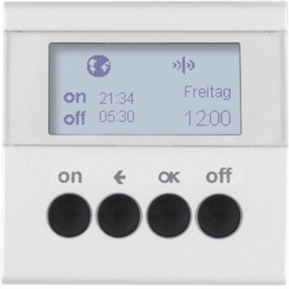 Berker 85745289 KNX радиотаймер quicklink полярно-белый, глянцевый Berker S.1/B.3/B.7
