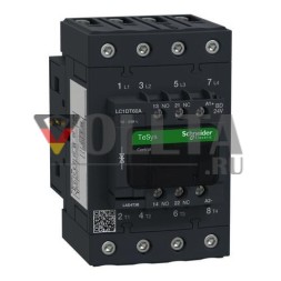 Schneider Electric LC1DT60ABD 4-полюсный 60A AC-1 24VDC 1S/1OE контактор
