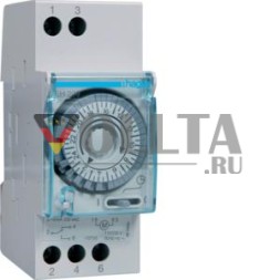 Суточный таймер Hager EH209 без резерва хода 1 Вт/16 А 2PLE