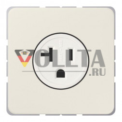 Розетка Jung CD521-20, американский стандарт NEMA, 20 А 125 В ~, винтовые клеммы, без лапок, термопластик, серия CD, белая