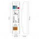 Lunatone 86458619-300U Фазовый диммер с DALI управляющий вход R L C 10W до 300W
