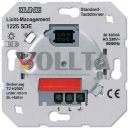 Jung 1225SDE стандарт Светорегулятор нажимной 
