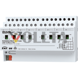 Jung 2308.16REGCHM KNX коммутационный актуатор 8-позиционный C-load